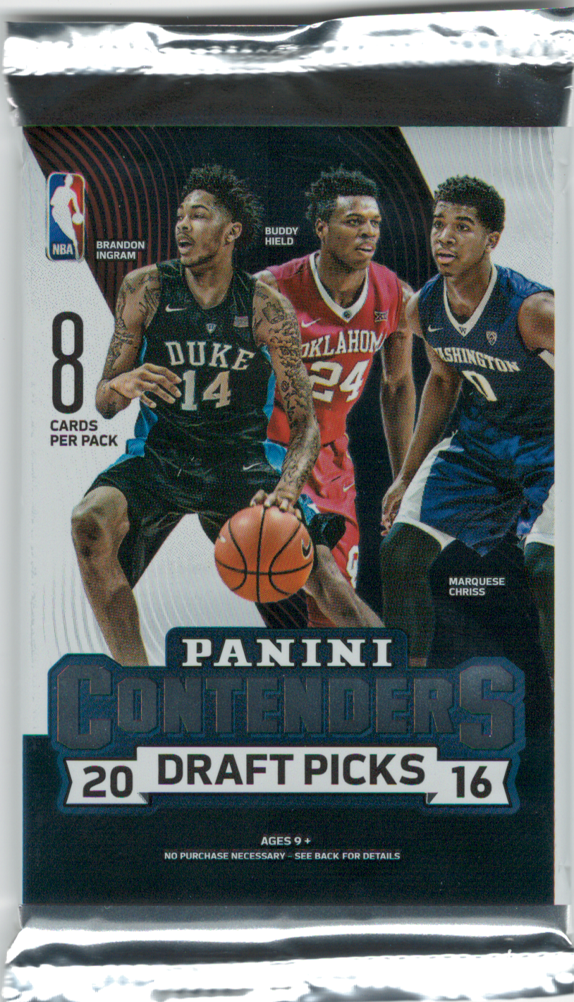 2016/17 Contenders Draft Picks Basketball Hobby Pack (Hit Odds 1:4.8)