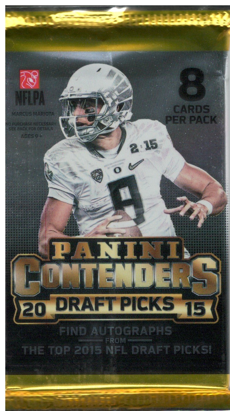 2015 Contenders Draft Picks Football Hobby Pack (Hit Odds 1:4)