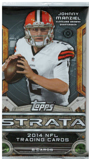 2014 Strata Football Hobby Pack (Hit Odds 1:6)