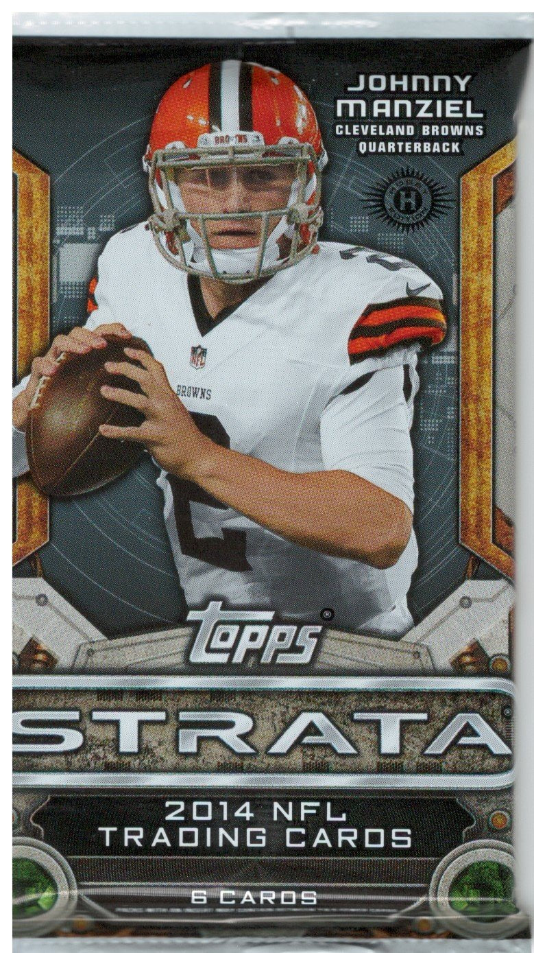 2014 Strata Football Hobby Pack (Hit Odds 1:6)