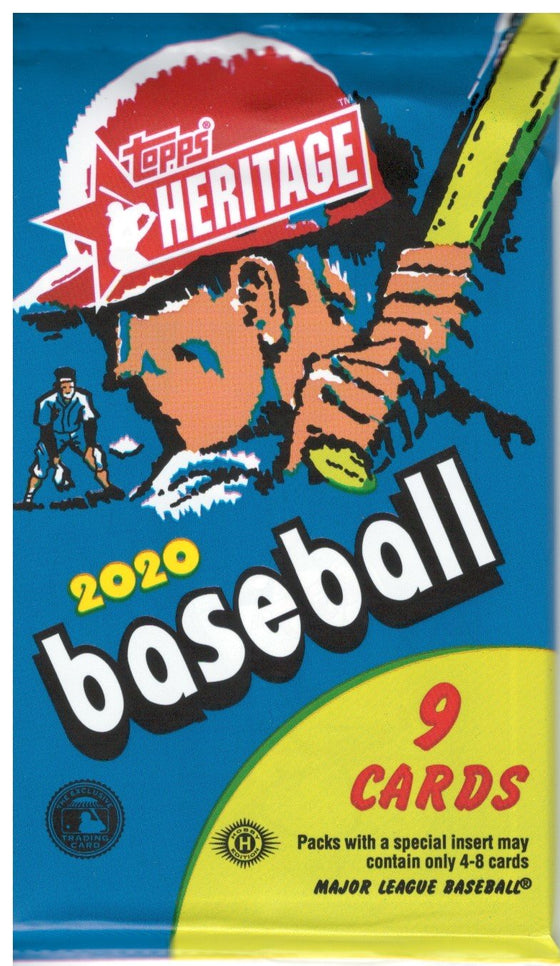 2020 Heritage Baseball Hobby Pack (Hit Odds 1:24)