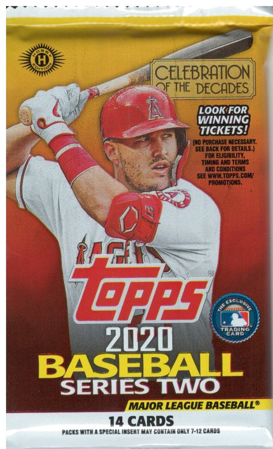 2020 Topps Series 2 Baseball Factory Sealed Hobby Pack (Hit Odds 1:24)