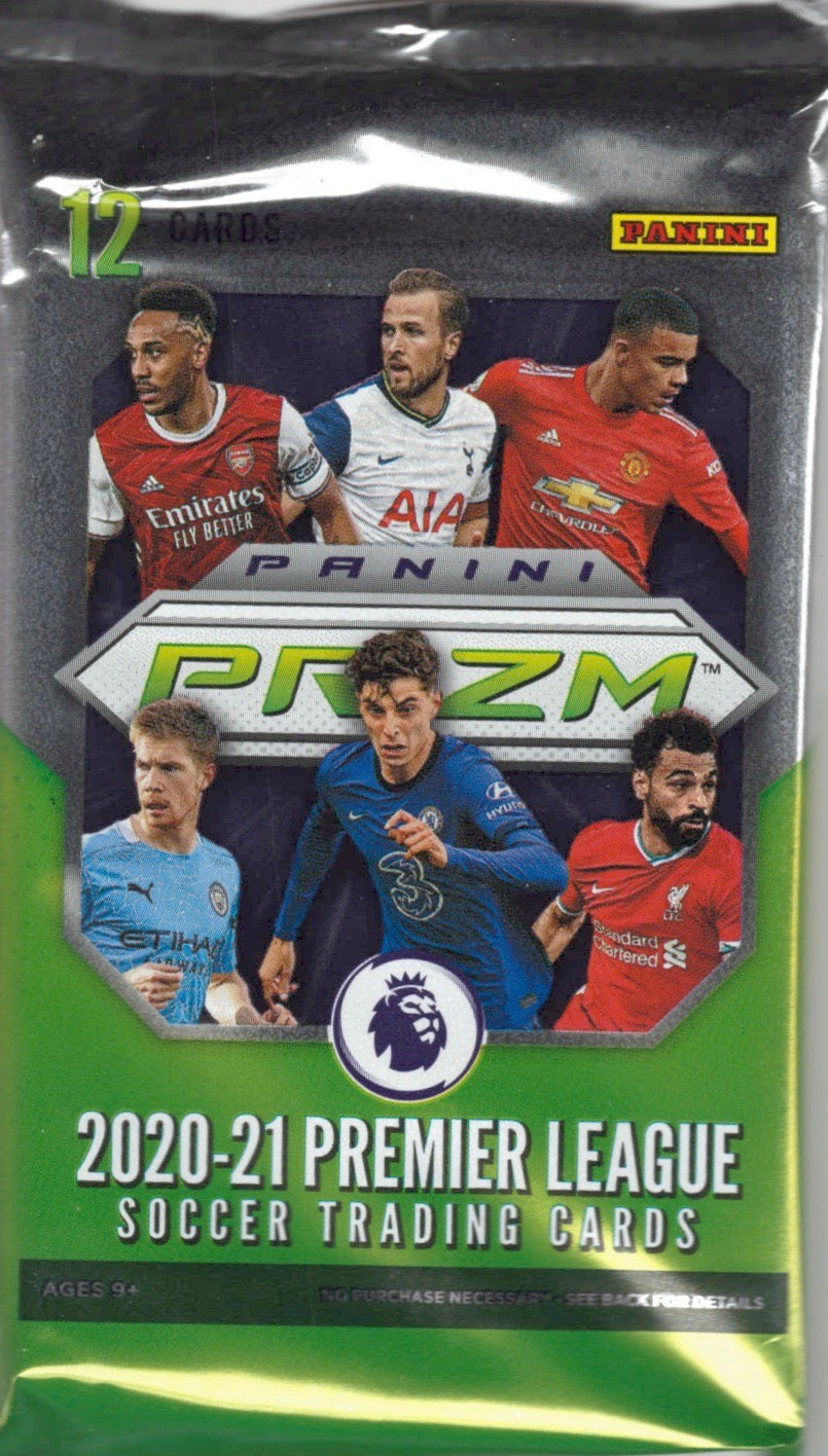2021 Prizm EPL 1st Off the Line Soccer Pack