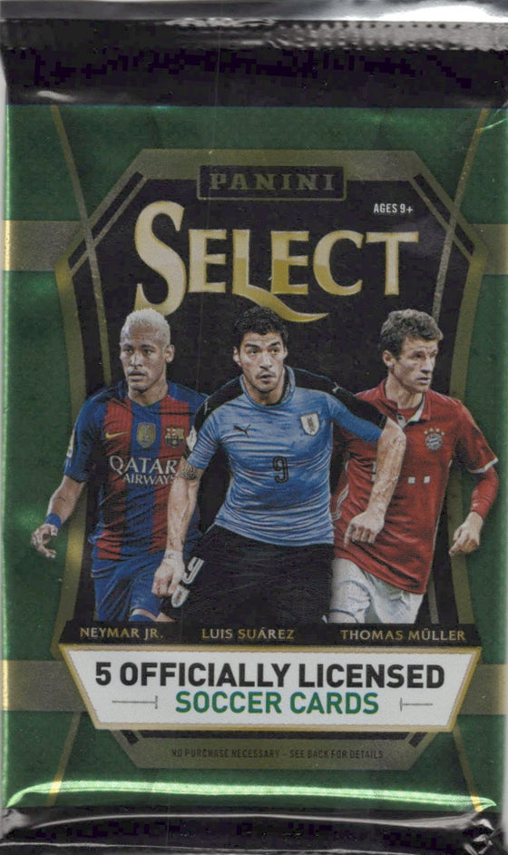 2017 Select Soccer Hobby Pack (Hit Odds 1:4)