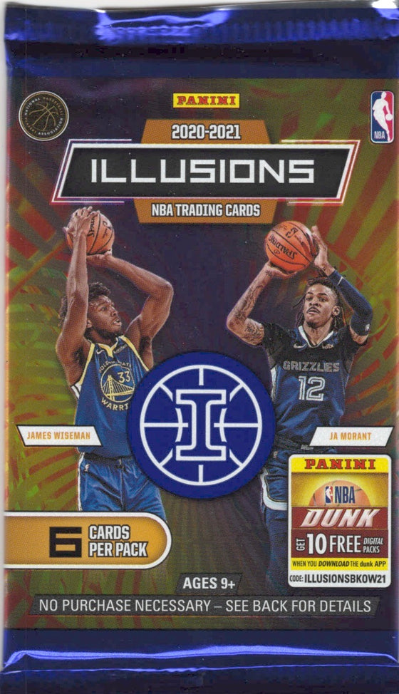 2020/21 Illusions Basketball Hobby Pack (Hit Odds 1:14)