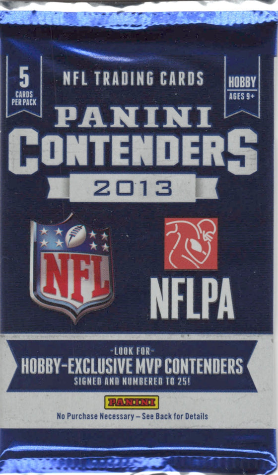 2013 Contenders Football Hobby Pack (Hit Odds 1:4.8)