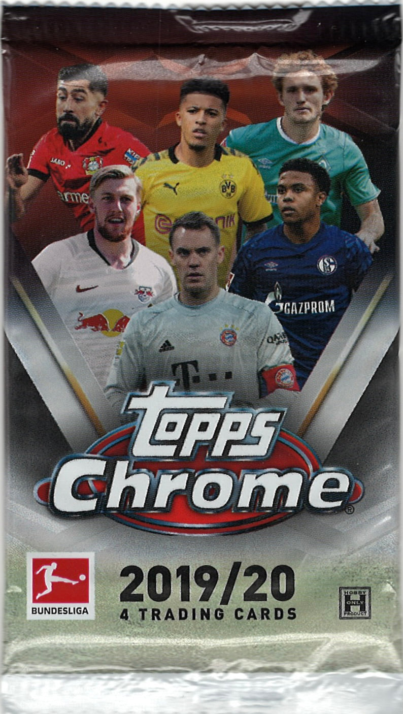 2019/20 Topps Chrome Bundesliga Soccer Hobby Pack