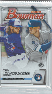 2020 Bowman Baseball Hobby Pack (Hit Odds 1:24)