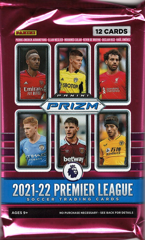 2021/22 Prizm EPL Soccer Hobby Pack (Hit Odds 1:12)