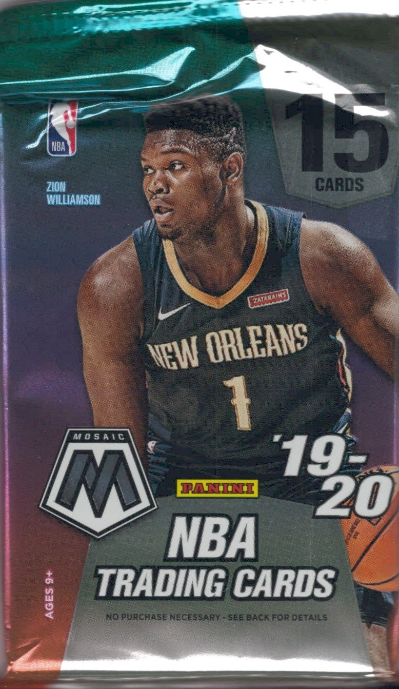 2019/20 Mosaic Hobby Basketball Pack (Hit Odds 1:10)