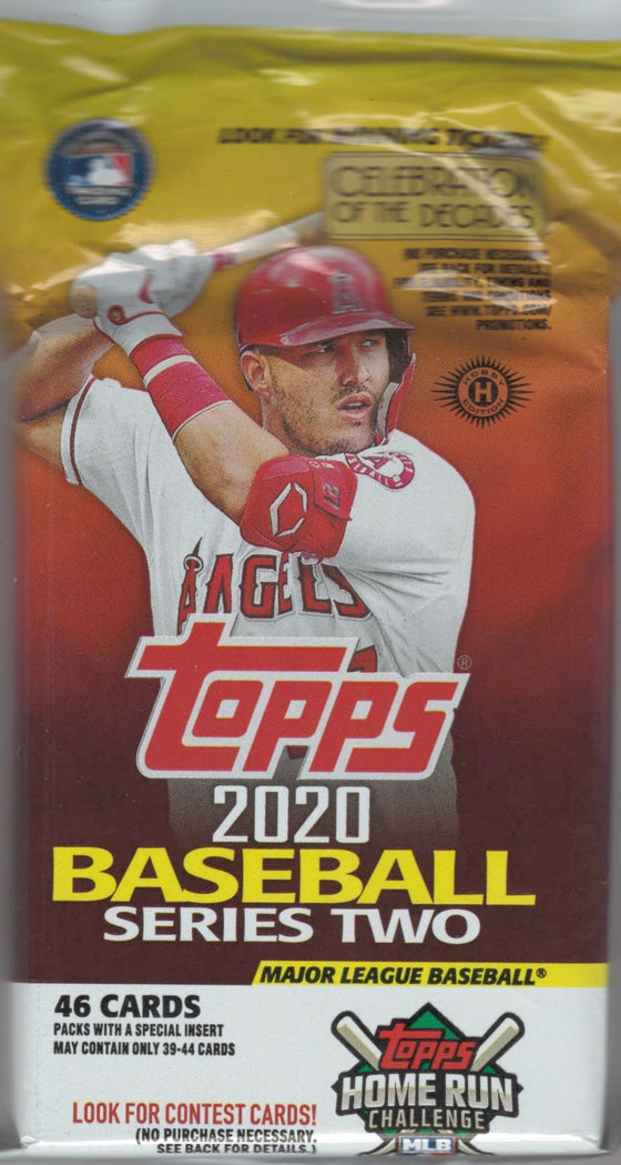 2020 Topps Series 2 Baseball Hobby Jumbo Pack (Hit Odds 1:3.3)