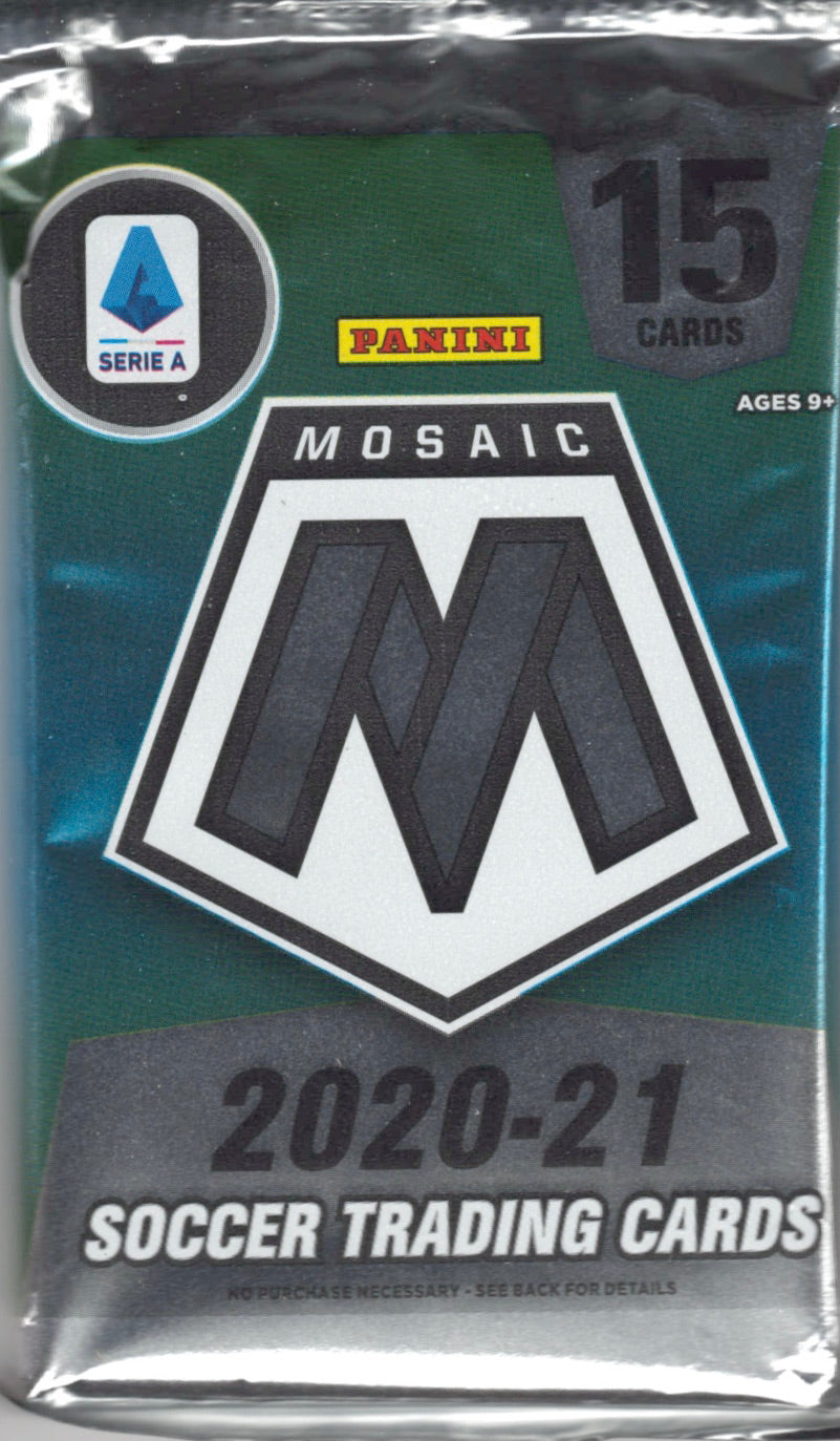 2021 Mosaic Serie A Soccer Hobby Pack (Hit Odds 1:10)