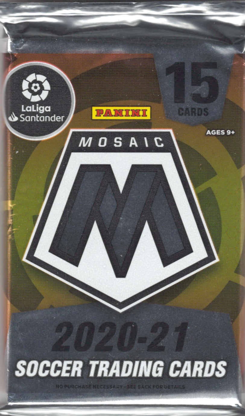 2020/21 Mosaic La Liga Soccer Hobby Pack (Hit Odds 1:10)