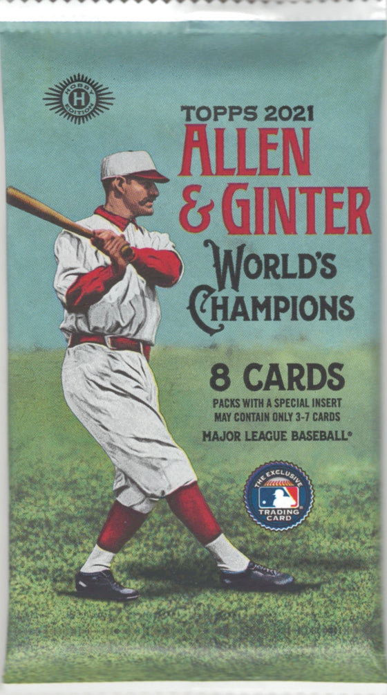 2021 Allen & Ginter Baseball Hobby Pack (Hit Odds 1:8)