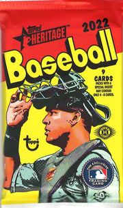 2022 Heritage Baseball Hobby Pack (Hit Odds 1:24)