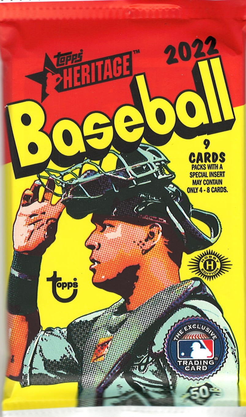 2022 Heritage Baseball Hobby Pack (Hit Odds 1:24)