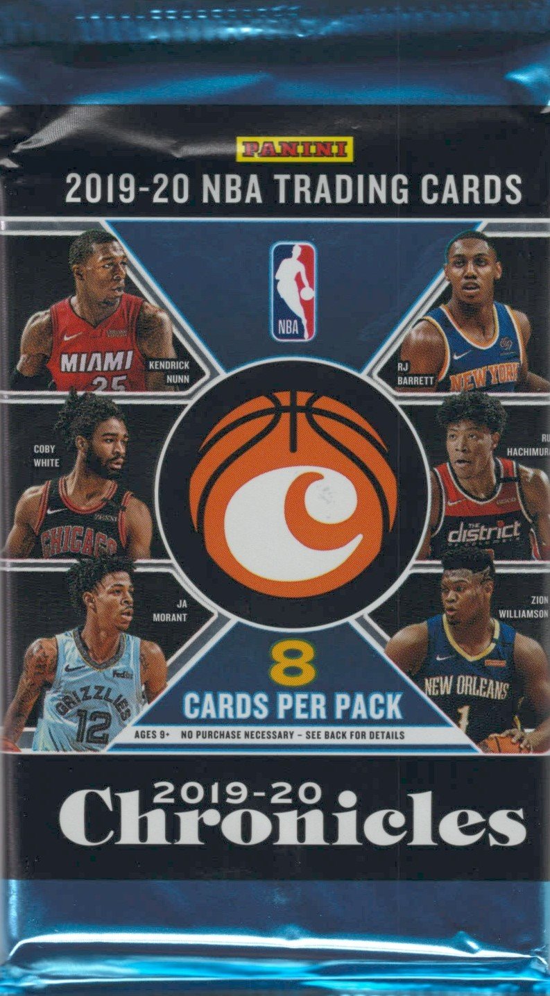 2019/20 Chronicles Basketball Hobby Pack (Hit Odds 1:3)