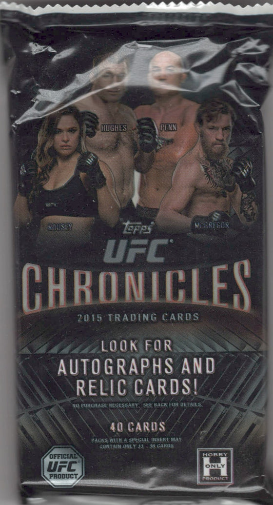 2015 Chronicles UFC Hobby Pack (Hit Odds 1:2)
