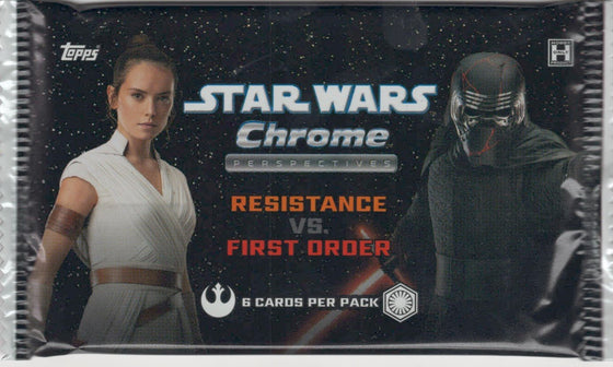 2020 Star Wars Chrome Perspectives: Resistance VS The First Order Hobby Pack (Hit Odds 1:18)