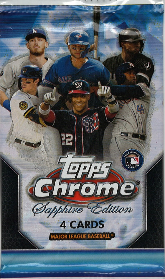 2020 Topps Chrome SAPPHIRE Baseball Pack (Hit Odds 1:8)