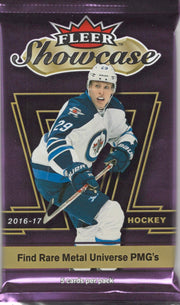 2016/17 Fleer Showcase Hockey Hobby Pack (Hit Odds 1:18)
