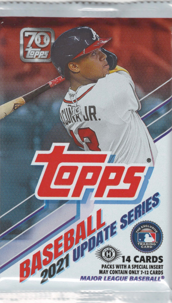 2021 Topps Update Series Baseball Hobby Pack (Hit Odds 1:24)
