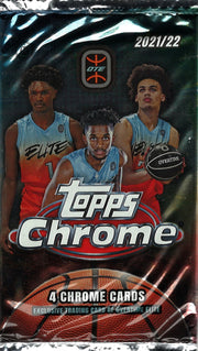 2021-22 Topps Chrome Overtime Basketball Hobby Pack