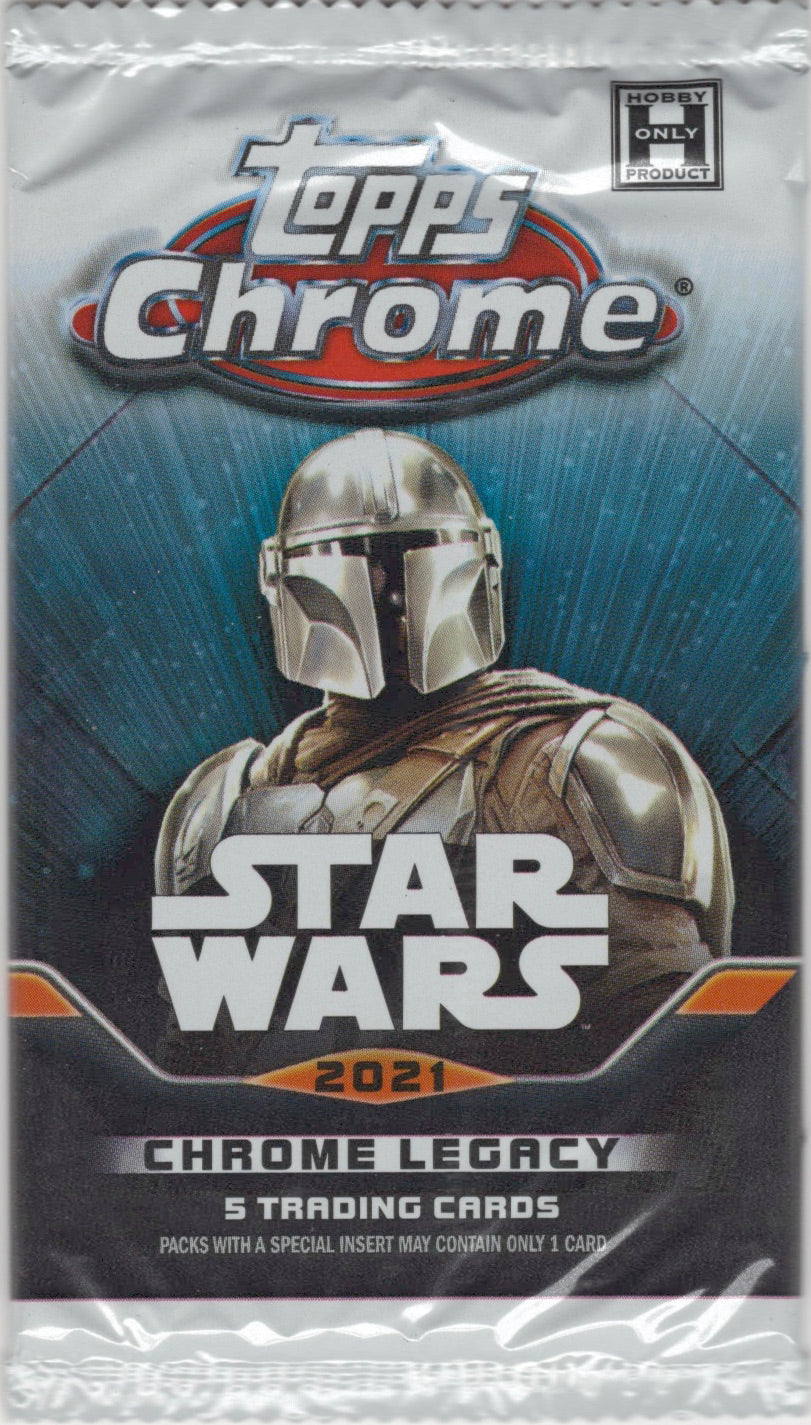 2021 Star Wars Chrome Legacy Hobby Pack (Hit Odds 1:6)