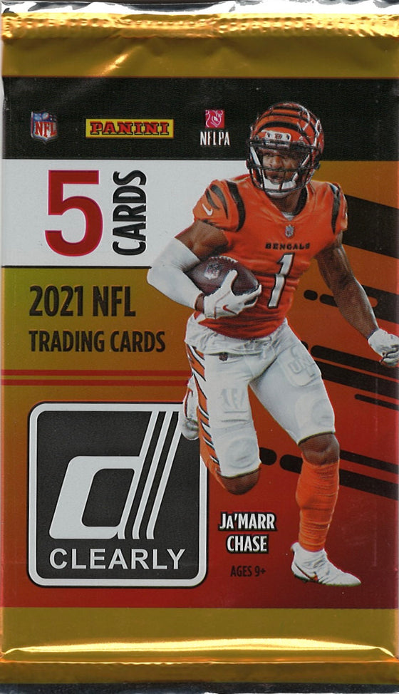 2021 Clearly Donruss Football Hobby Pack