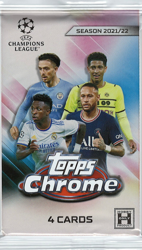 2021/22 Topps Chrome Soccer Hobby Pack