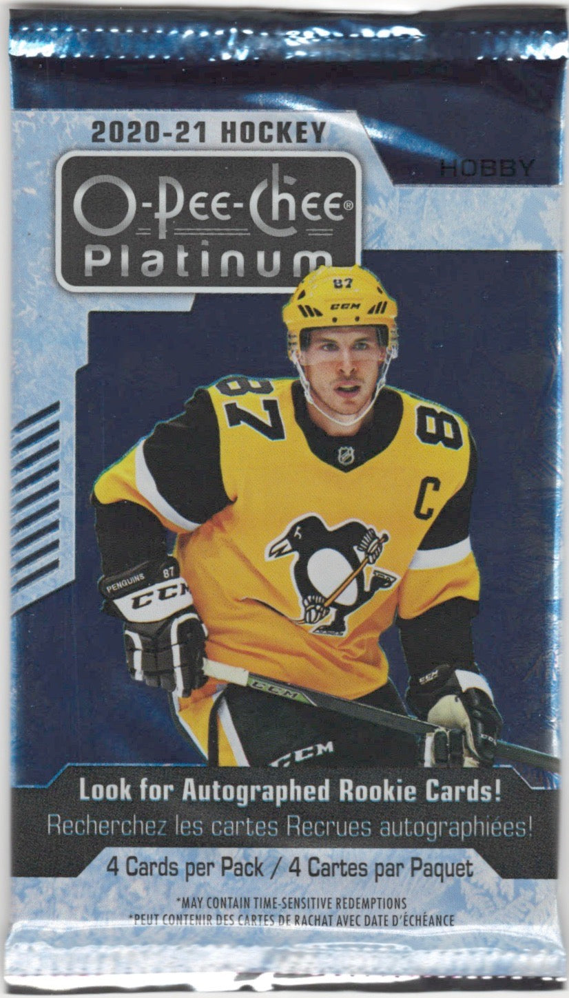 2020/21 O-Pee-Chee Platinum Hockey Hobby Pack (Hit Odds 1:20)
